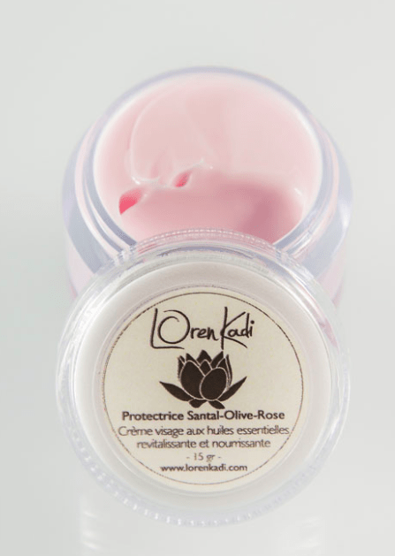 Loren Kadi - Crème ayurvédique naturelle "protectrice santal-olive-rose" - visage toutes peaux (Deux contenances disponibles) - Loren Kadi - Ethni Beauty Market