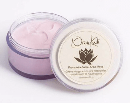 Loren Kadi - Crème ayurvédique naturelle "protectrice santal-olive-rose" - visage toutes peaux (Deux contenances disponibles) - Loren Kadi - Ethni Beauty Market