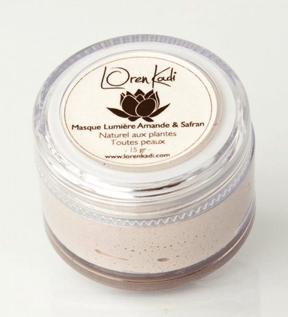 Loren Kadi - Masque ayurvédique naturel "Lumière Amande & Safran" visage - Loren Kadi - Ethni Beauty Market