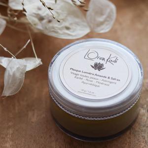 Loren Kadi - Natural Ayurvedic "Almond & Saffron Light" face mask - Loren Kadi - Ethni Beauty Market