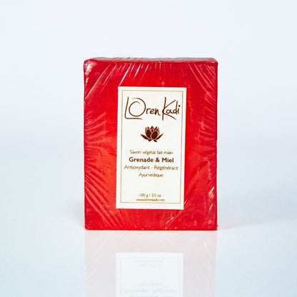 Loren Kadi - Savon ayurvédique "Grenade & Miel - Longue vie" - visage & corps- (deux contenances) - Loren Kadi - Ethni Beauty Market
