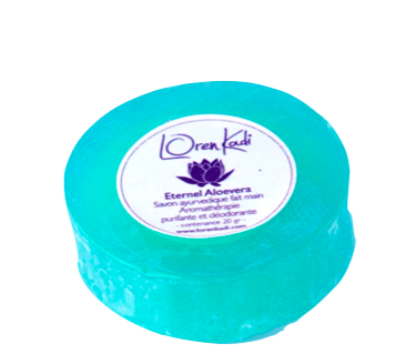 Loren Kadi - Handmade vegetable Ayurvedic soap "Eternal Aloevera" -Neem-Purifying Aromatherapy (Two sizes available) - Loren Kadi - Ethni Beauty Market