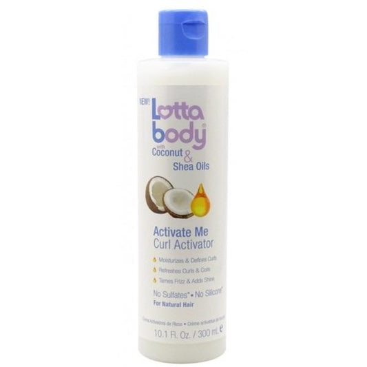 LottaBody - Coconut & Shea Oils - Crème activatrice de boucles « activate me » - 300ml - LottaBody - Ethni Beauty Market
