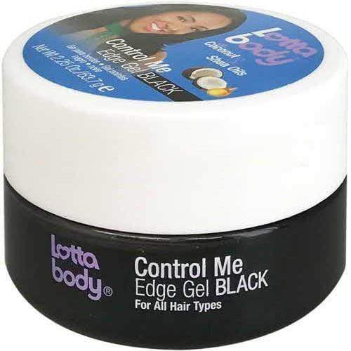 LottaBody - Coconut & Shea Oils - Edge gel noir "Control me" - 63g - LottaBody - Ethni Beauty Market