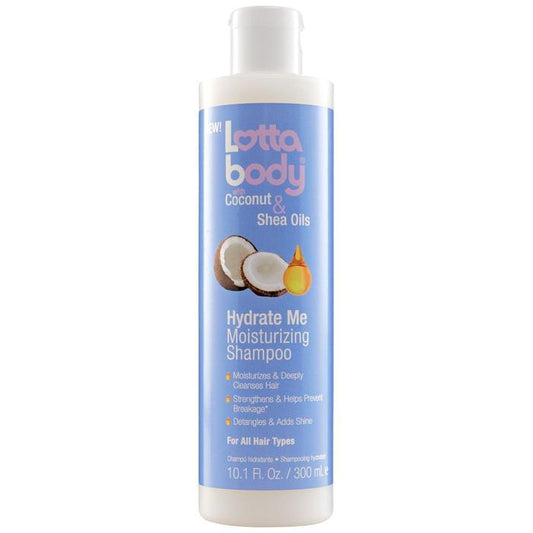 LottaBody - Coconut & Shea Oils - Shampoing hydratant "hydrate me" - 300 ml - LottaBody - Ethni Beauty Market