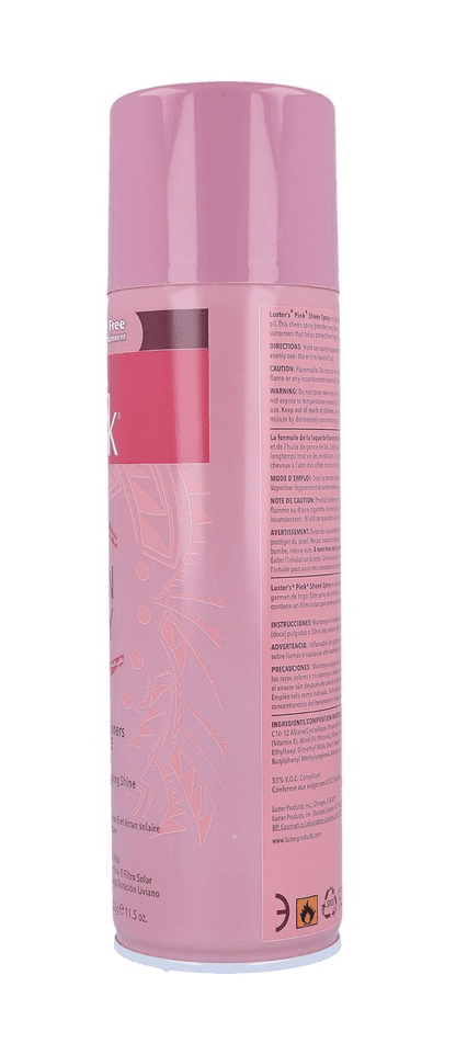 Luster's Pink - Brillantine en spray "sheen" - 458ml - Luster's - Ethni Beauty Market