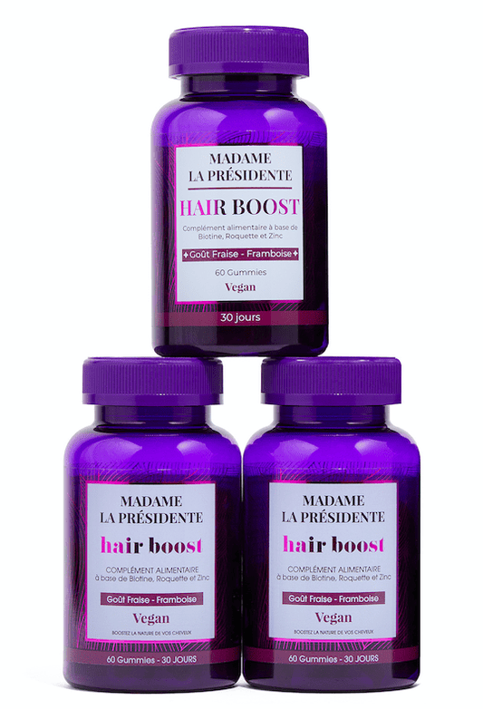 Madam President - Gummies Hair Boost (Food Supplements) pack 3 to 6 months - Madam President - Ethni Beauty Market