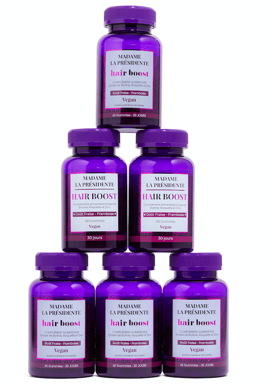 Madam President - Gummies Hair Boost (Food Supplements) pack 3 to 6 months - Madam President - Ethni Beauty Market