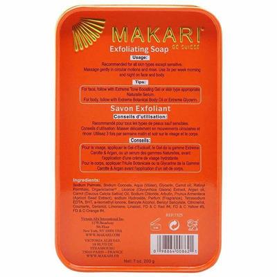 Makari - Exfoliating Exfoliating Soap Argan & Carrot Oil 200g - Makari - Ethni Beauty Market