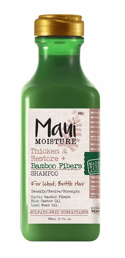 Maui Moisture - Thicken & Restore - Shampoing "Bamboo Fiber" - 385 ml - Maui Moisture - Ethni Beauty Market