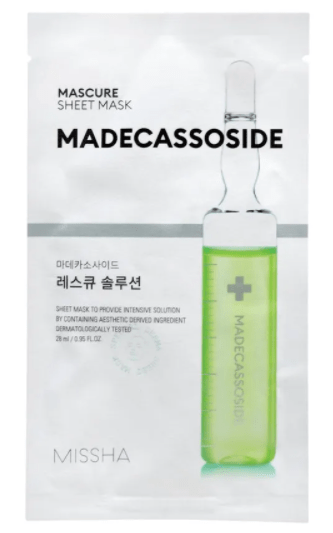 Missha - Masque hydratant en tissus "Mascure Solution Sheet Mask" - 27 ml (plusieurs variantes) - Missha - Ethni Beauty Market