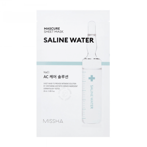 MISSHA - Masque hydratant en tissus "Mascure Solution Sheet Mask" - 27 ml (plusieurs variantes) - MISSHA - Ethni Beauty Market