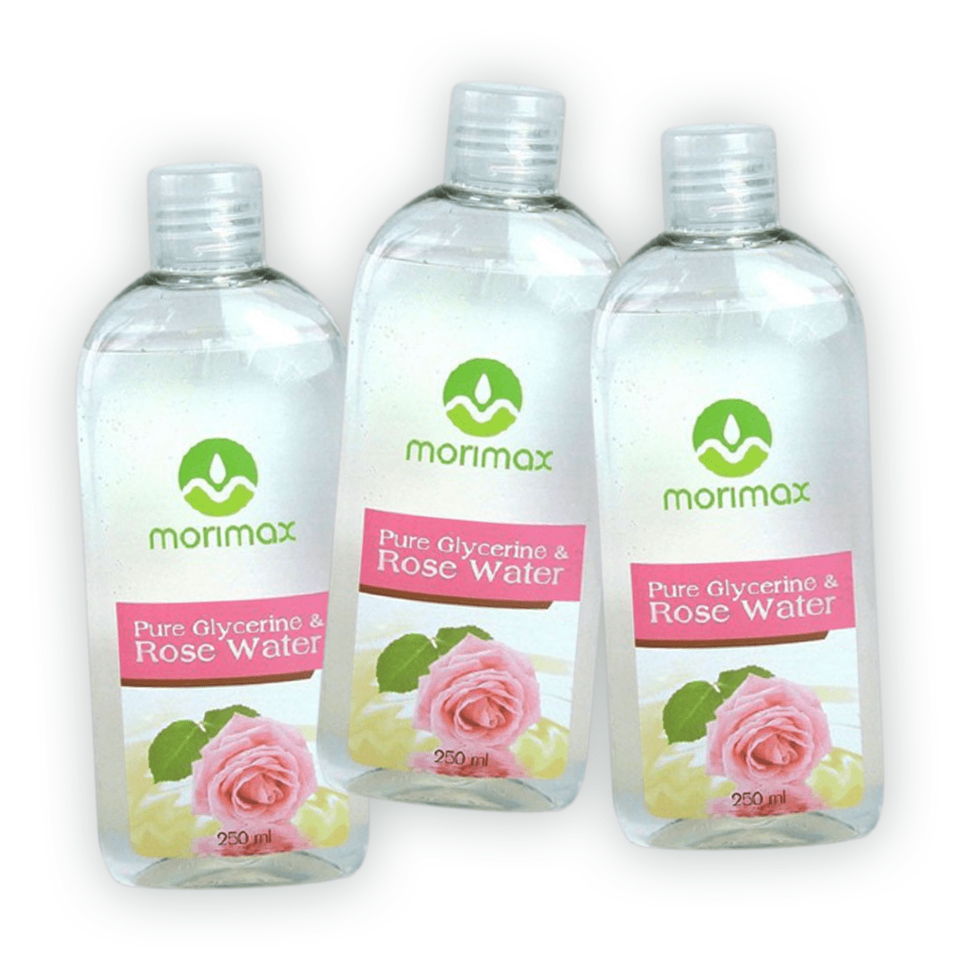 Morimax - Lot de 3 Huiles De Glycerine Et Eau De Rose 3x250ml - Morimax - Ethni Beauty Market