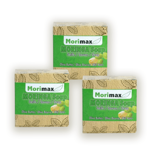 Morimax - Lot de 3 Savons au beurre d'olive moringa 3x100g - Morimax - Ethni Beauty Market