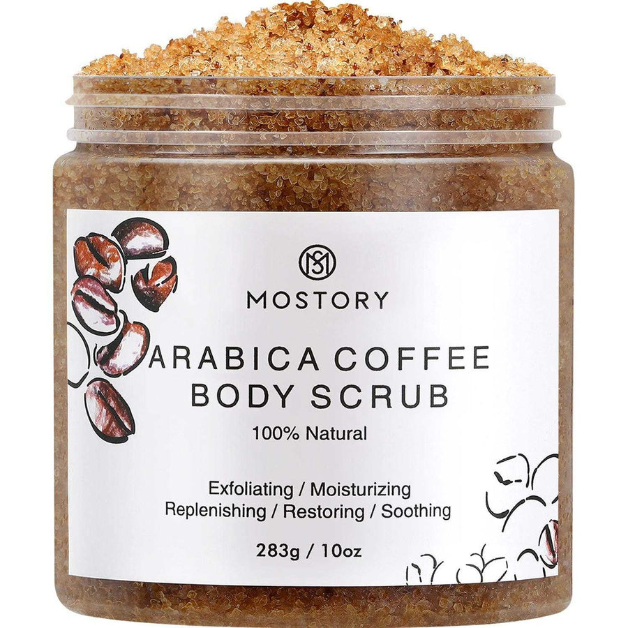 Mostory - Gommage corporel au café et sel de la mer morte - 283g - Mostory - Ethni Beauty Market