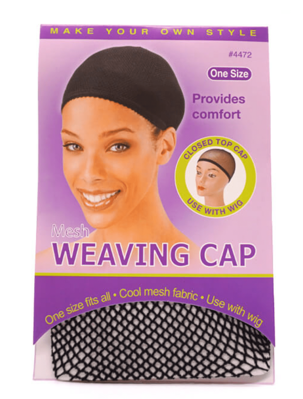 Ms. Rémi - Protective cap #4472 "weaving cap" - One size - Ms. Rémi - Ethni Beauty Market