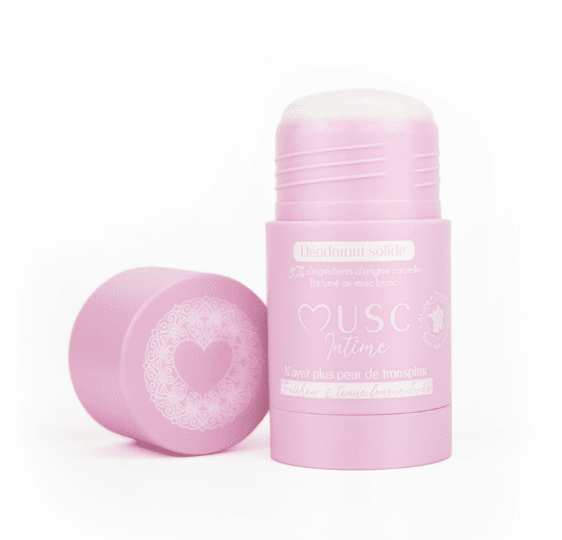 Musc Intime - Solid deodorant "white musk" - 50g - Musc Intime - Ethni Beauty Market