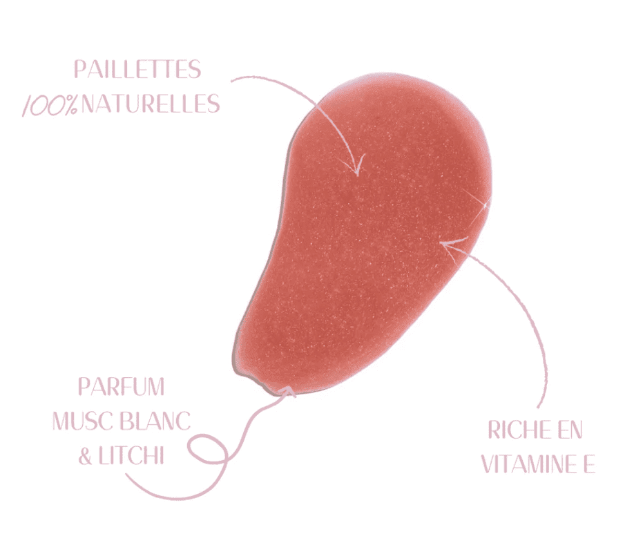 Musc Intime - Huile de beauté paillettée "la délicieuse" - 50ml - Musc Intime - Ethni Beauty Market