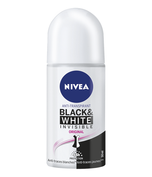 Nivea - Déodorant bille anti-transpirant - Black and white - 50ml - Nivea - Ethni Beauty Market