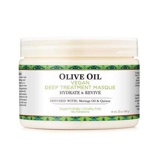 Nubian Heritage - Olive Oil - Masque hydratation intense & régénérant vegan - 340ml - Nubian Heritage - Ethni Beauty Market