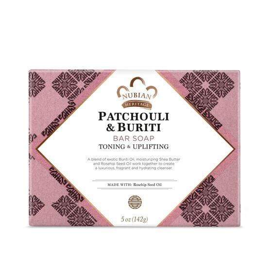 Nubian Heritage - Patchouli & Buriti - Savon visage tonifiant & liftant - 142g - Nubian Heritage - Ethni Beauty Market