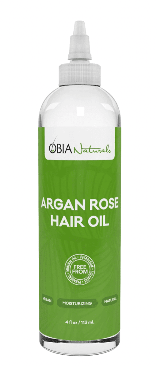Obia Naturals - Huile pour cheveux ravivante "Argan Rose Hair Oil" - 113ml - Obia Naturals - Ethni Beauty Market