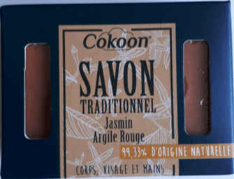 Olivea - Savon traditionnel jasmin Arigile rouge - 100g - Olivéa - Ethni Beauty Market
