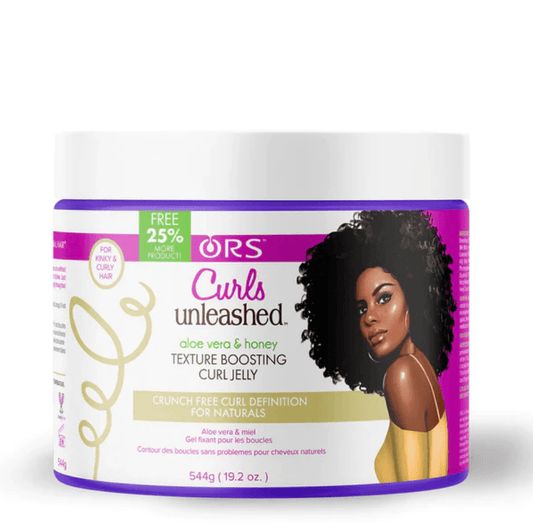 ORS - Curls Unleashed - "Curl Boosting Jelly" hair gel cream - 544g (new package) - ORS - Ethni Beauty Market