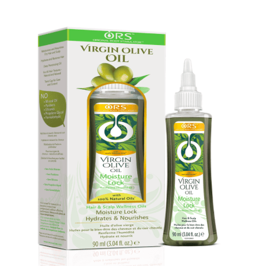 ORS - Virgin olive oil - Huile capillaire "moisture lock" - 90 ml - ORS - Ethni Beauty Market