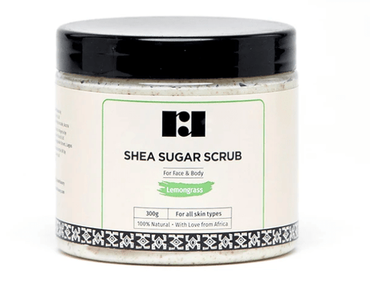 R&R Luxury - Shea Sugar Scrub - "Lemongrass" body scrub - 300g - R&R Luxury - Ethni Beauty Market