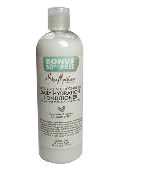 Shea Moisture - Après-Shampoing Hydratant 100% Huile De Noix De Coco (Plusieurs contenances disponibles) - Shea Moisture - Ethni Beauty Market