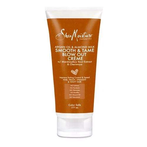 Shea Moisture - Crème pour blow out à l'huile d'argan et lait d'amande - 177ml - Shea Moisture - Ethni Beauty Market