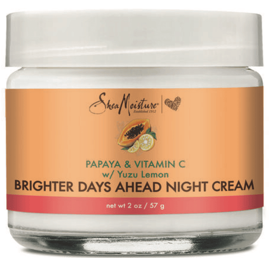 Shea Moisture - Papaya & Vitamin C - Crème de nuit "Brighter days ahead" - 57g - Shea moisture - Ethni Beauty Market