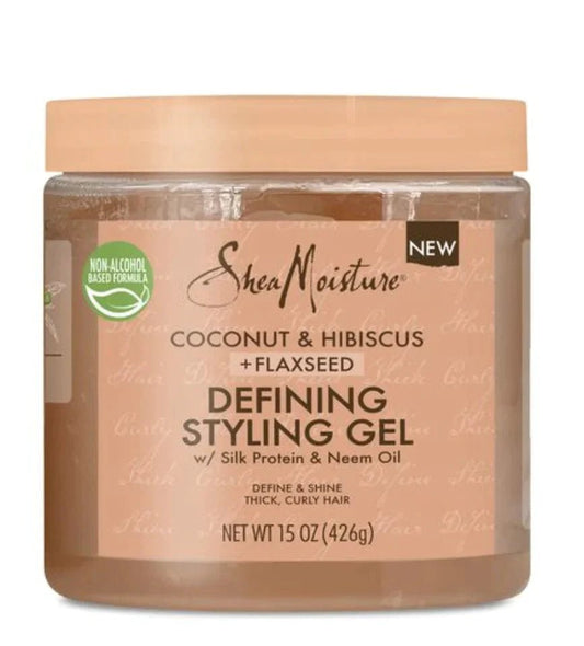 Shea Moisture - Coconut & Hibiscus - Gel définition des boucles "defining styling gel" - 426g - Shea moisture - Ethni Beauty Market