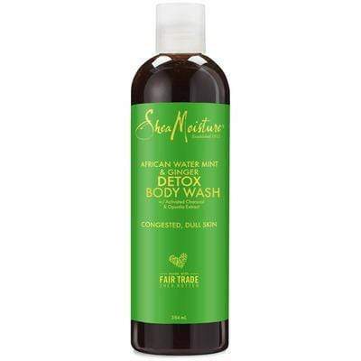 Shea Moisture - Gel douche détoxifiant à l'eau de menthe africaine et au gingembre - 384 ml - Shea Moisture - Ethni Beauty Market