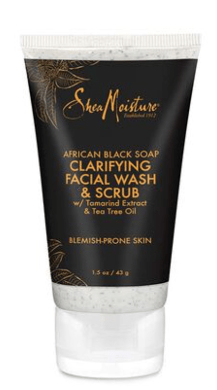 Shea Moisture - African Black Soap - Gommage & nettoyant visage clarifiant - 43g - Shea moisture - Ethni Beauty Market