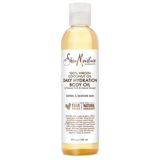 Shea Moisture - 100% Virgin Coconut Oil - Huile Corporelle "daily hydration" - 237 ml - Shea Moisture - Ethni Beauty Market
