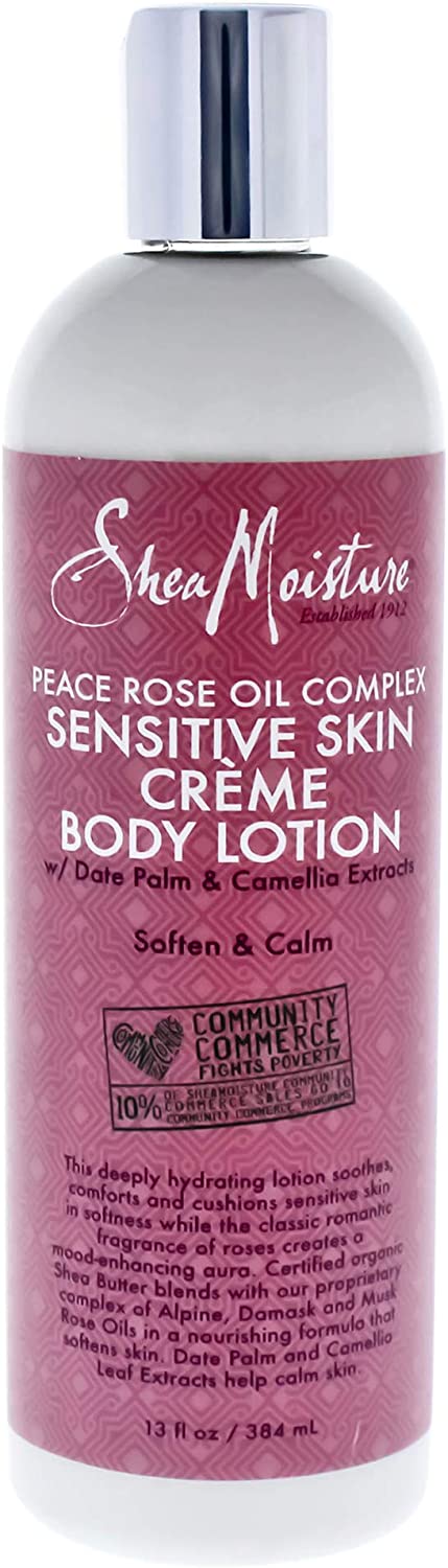 Shea Moisture - Peace Rose Oil Complex - Lotion Corporelle "sensitive skin" - 384 ml - Shea Moisture - Ethni Beauty Market