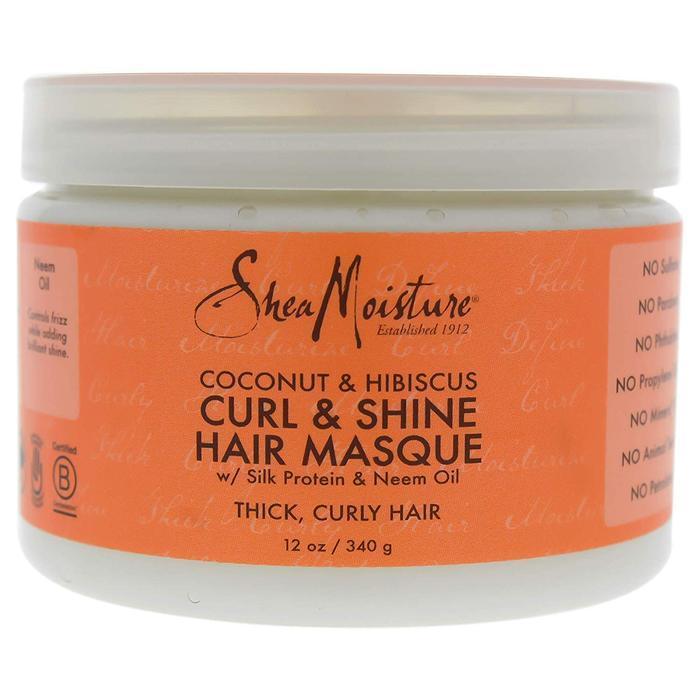 Shea Moisture - Coconut & Hibiscus - Masque capillaire "curl & shine" - 340 ml - Shea Moisture - Ethni Beauty Market