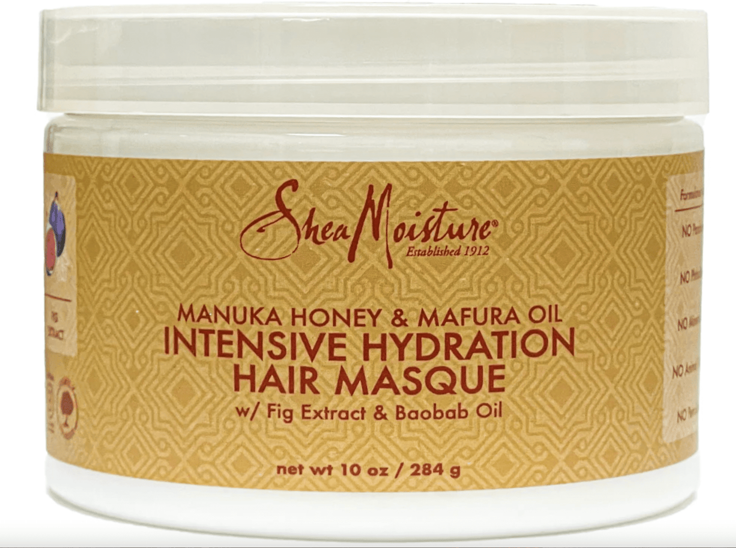 Shea Moisture - Manuka Honey & Mafura Oil - "Intensive hydration" hair mask - 284g - Shea Moisture - Ethni Beauty Market