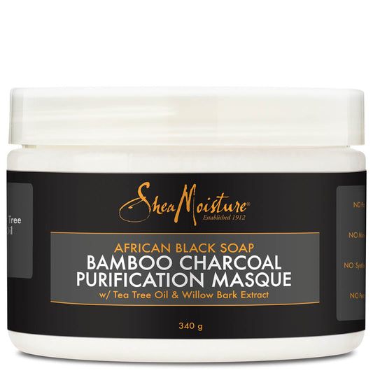 Shea Moisture - Masque Purifiant Charbon "Bamboo Charcoal Purifing mask" - 340g - Shea Moisture - Ethni Beauty Market