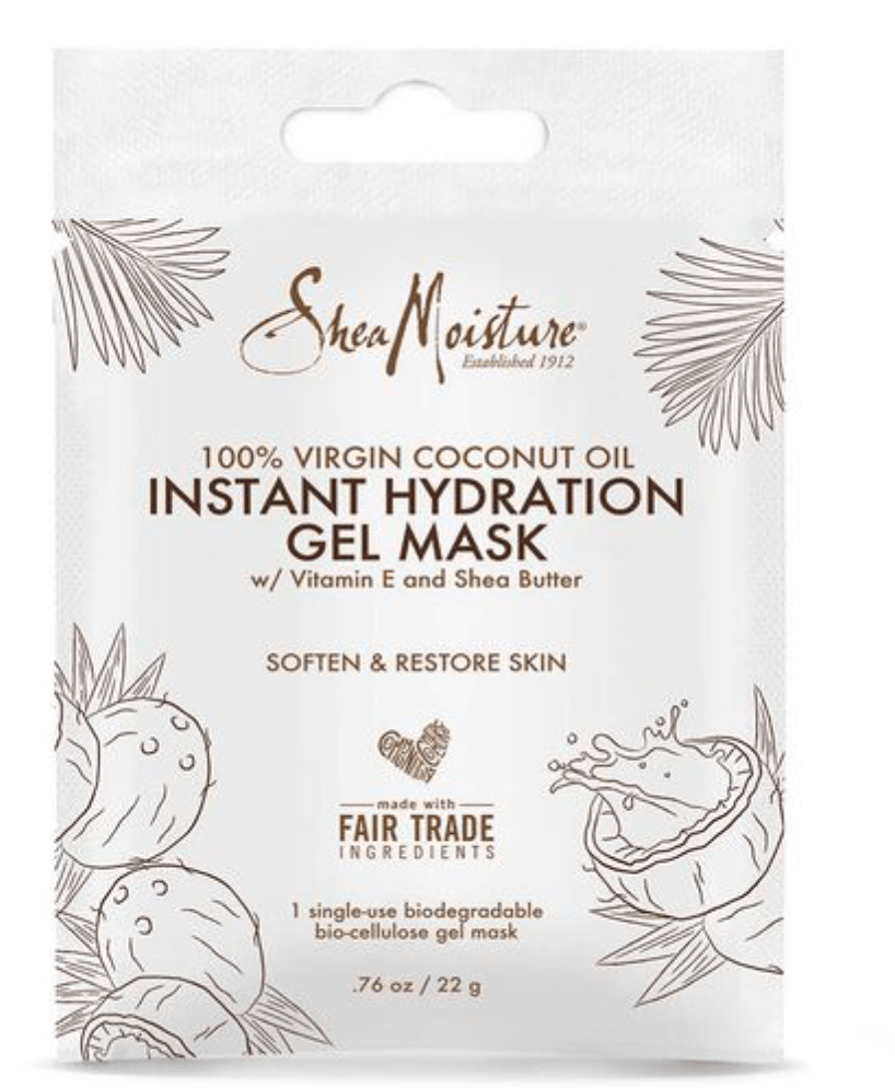 Shea Moisture - 100% Virgin Coconut Oil - Masque gel visage "Instant hydratation" - 22 g - Shea Moisture - Ethni Beauty Market