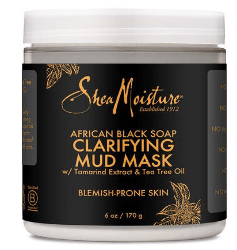 Shea Moisture - African Black Soap - Masque de boue "Clarifying mud ma
