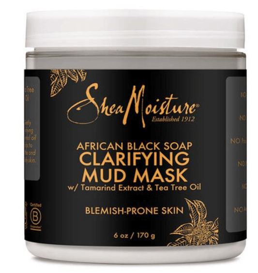 Shea Moisture - African Black Soap - Masque de boue "Clarifying mud mask" - 170 g - Shea Moisture - Ethni Beauty Market