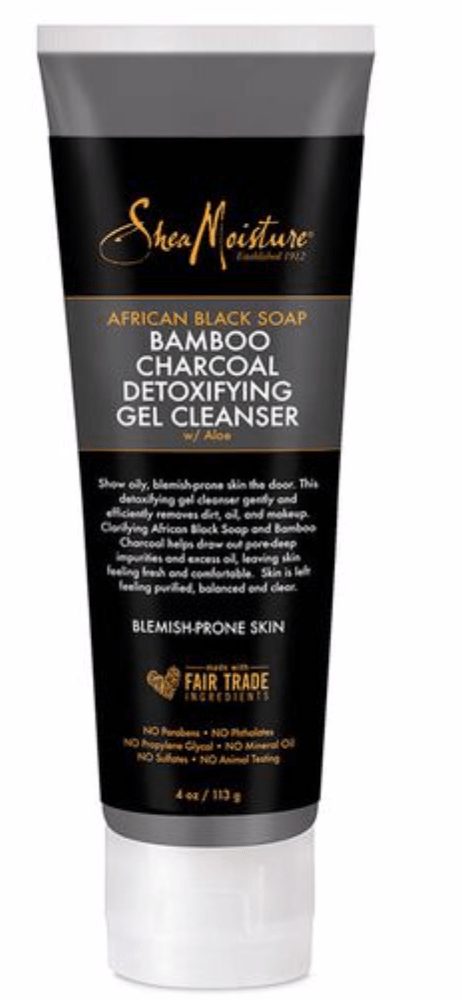 Shea Moisture - African Black Soap - Gel nettoyant détoxifiant "Bamboo Charcoal" - 113g - Shea Moisture - Ethni Beauty Market