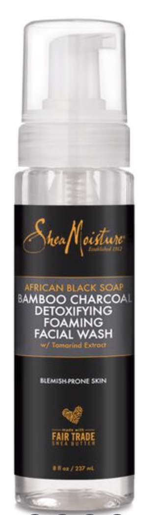 Shea Moisture - African Black Soap - "Bamboo Charcoal" Facial Cleansing Foam -227ml - Shea Moisture - Ethni Beauty Market