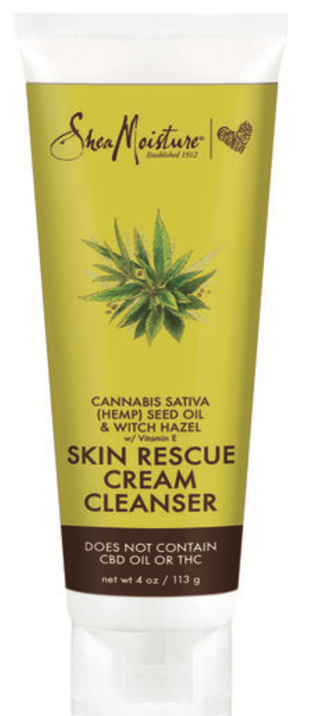 Shea Moisture - Cannabis Sativa - Crème nettoyante "Skin Rescue cream cleanser" - 133g - Shea moisture - Ethni Beauty Market