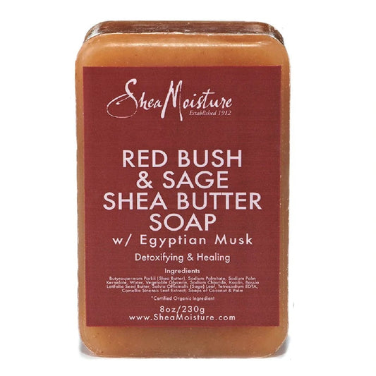 Shea Moisture - Red Bush & Sage Shea Butter - "egyptian musk" moisturizing soap - 230g - Shea Moisture - Ethni Beauty Market