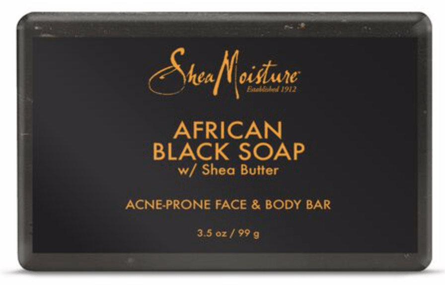 Shea Moisture - African Black Soap - Savon noir africain anti-acné - 99g (1 barre) - Shea moisture - Ethni Beauty Market