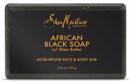 Shea Moisture - Lot de 3 African Black Soap - Savon noir africain anti-acné (3x99g) - Shea moisture - Ethni Beauty Market